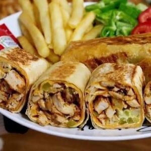 شاورما دجاج صاج